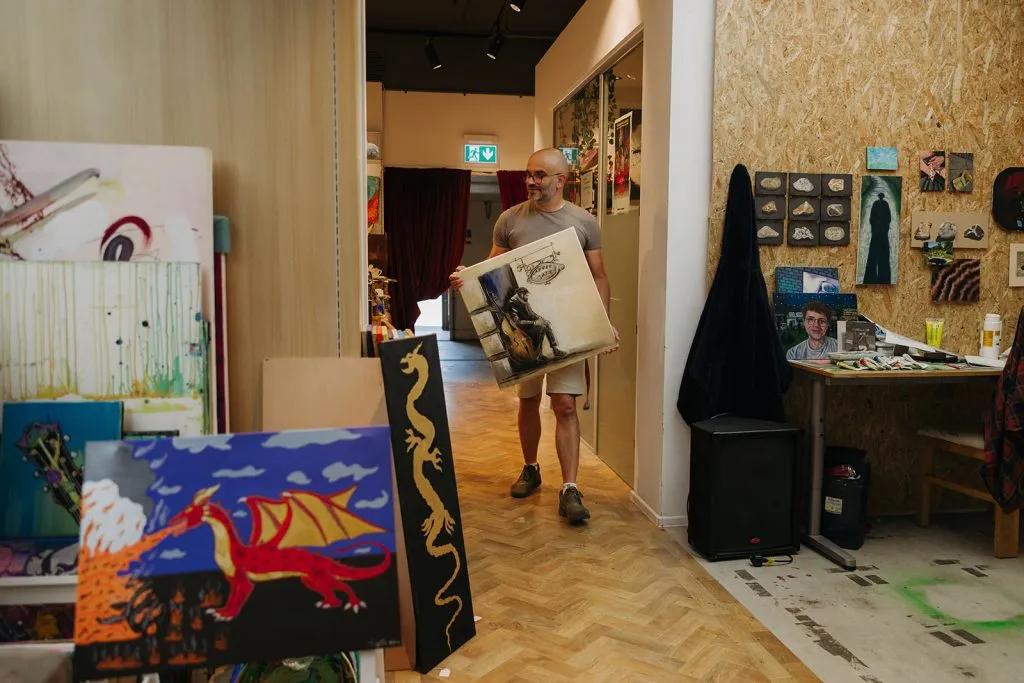 adam serafin art exhibition: andover
