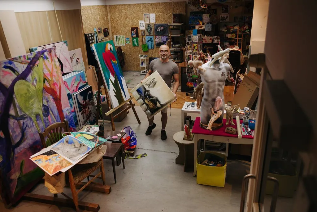 adam serafin art exhibition: andover
