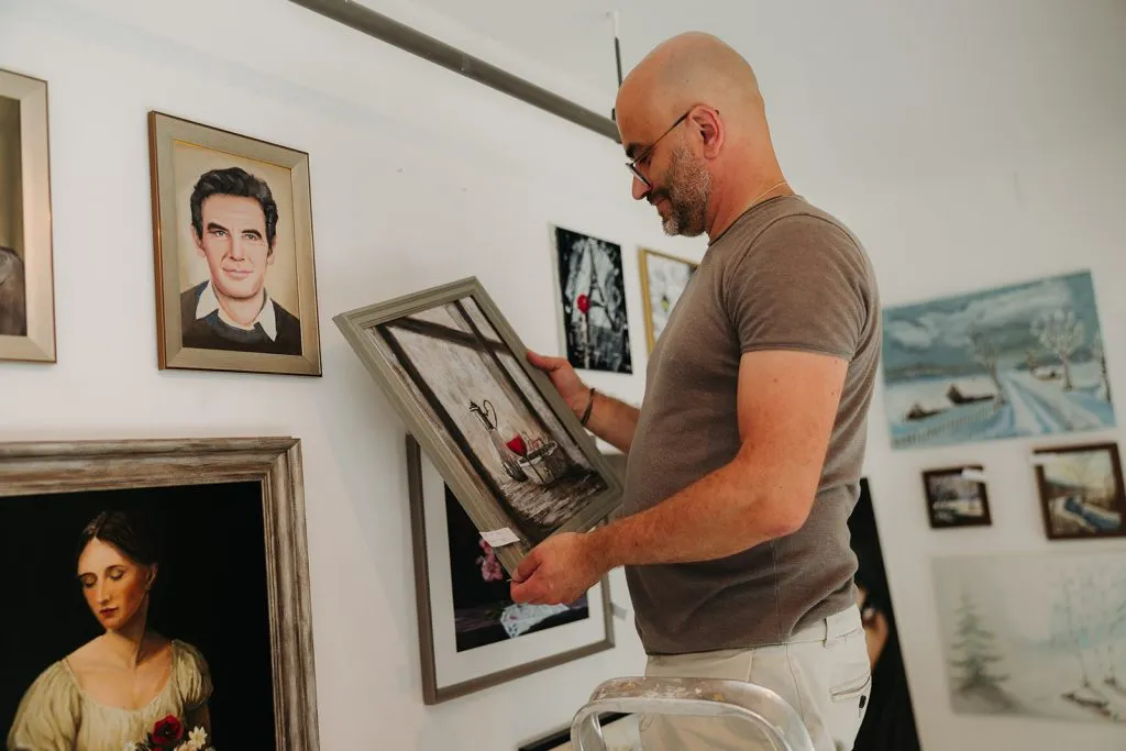 adam serafin art exhibition: andover